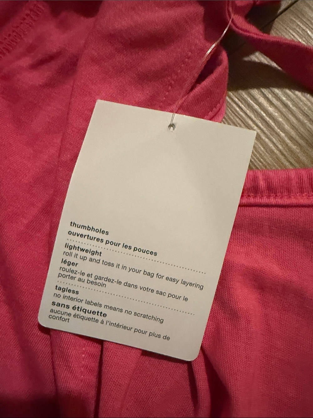GAP Hot Pink Long Sleeve Scoop Neck Top - Picture 5 of 5